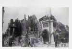 Air raid damage by the 454 BG raid, whose bombs fell on part of the city.  This church was badly damaged